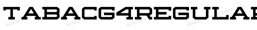 TabacG4Regular字体转换