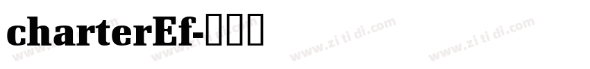 charterEf字体转换