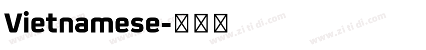 Vietnamese字体转换