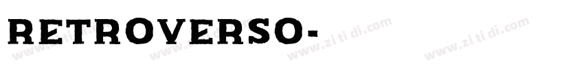 Retroverso字体转换
