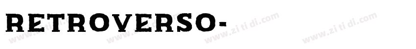 Retroverso字体转换
