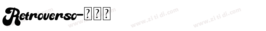 Retroverso字体转换
