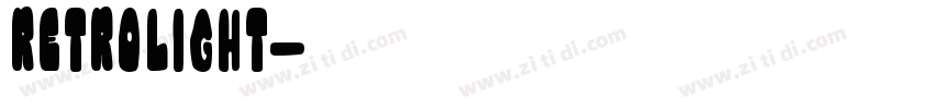 Retrolight字体转换