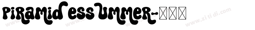 PiramidesSummer字体转换