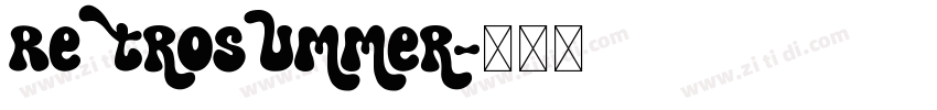 RetroSummer字体转换