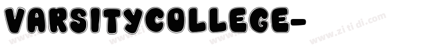 VarsityCollege字体转换