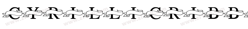 CyrillicRibbon字体转换