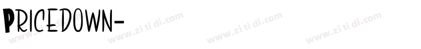 Pricedown字体转换