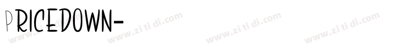 Pricedown字体转换