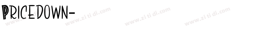 Pricedown字体转换