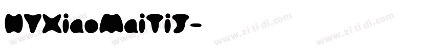 HYXiaoMaiTiJ字体转换