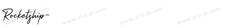 Rocketship字体转换