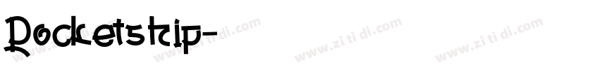 Rocketship字体转换