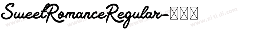 SweetRomanceRegular字体转换