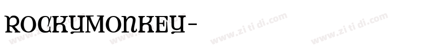 RockyMonkey字体转换