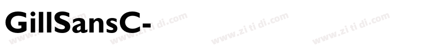 GillSansC字体转换