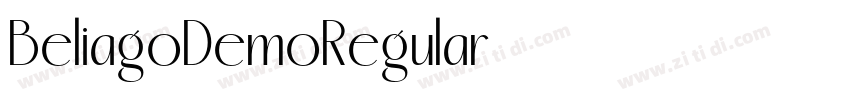 BeliagoDemoRegular字体转换