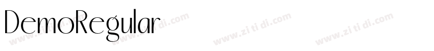 DemoRegular字体转换 DemoRegular字体转换