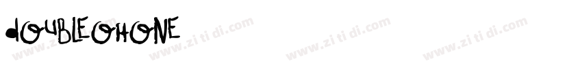 DoubleOhOne字体转换