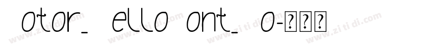 Fotor_HelloFont_Go字体转换 Fotor_HelloFont_Go字体转换