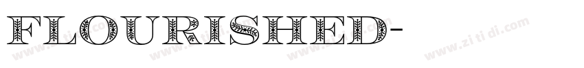 flourished字体转换