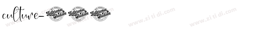 culture字体转换