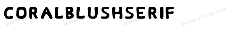 CoralBlushSerif字体转换
