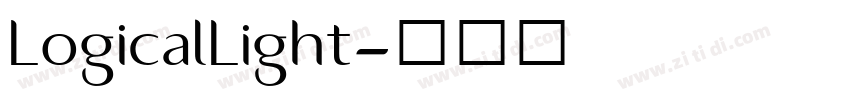 LogicalLight字体转换