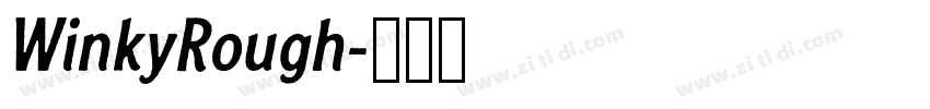 WinkyRough字体转换