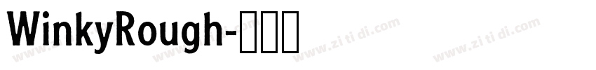 WinkyRough字体转换