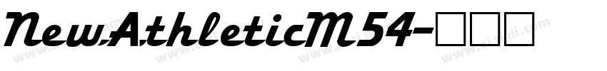 NewAthleticM54字体转换
