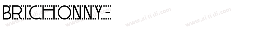 Brichonny字体转换