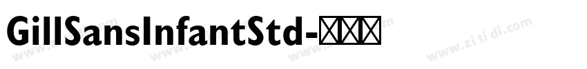 GillSansInfantStd字体转换