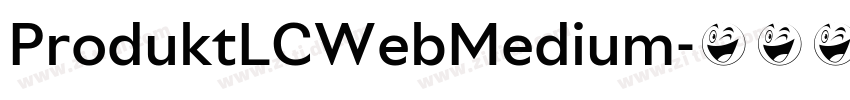 ProduktLCWebMedium字体转换