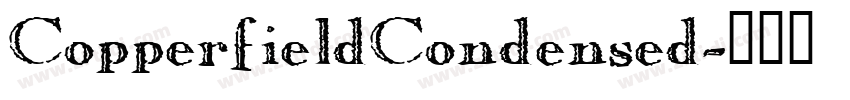 CopperfieldCondensed字体转换