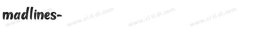 madlines字体转换