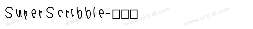 SuperScribble字体转换