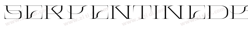 SerpentineDBoldltal字体转换