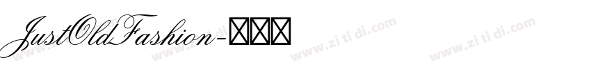JustOldFashion字体转换