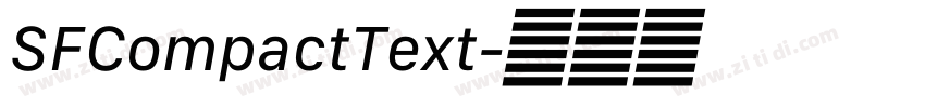 SFCompactText字体转换 SFCompactText字体转换