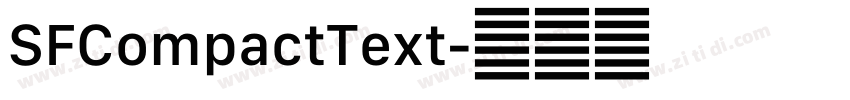 SFCompactText字体转换 SFCompactText字体转换