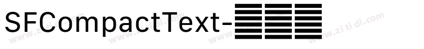 SFCompactText字体转换 SFCompactText字体转换