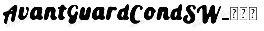 AvantGuardCondSW字体转换