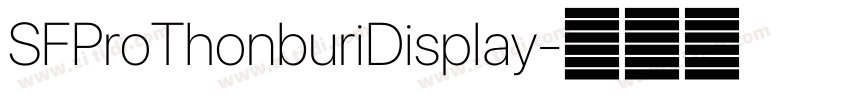 SFProThonburiDisplay字体转换 SFProThonburiDisplay字体转换