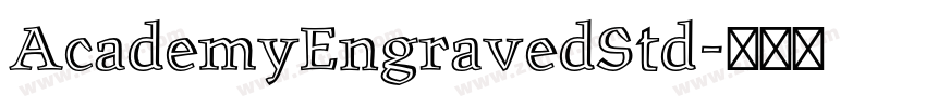 AcademyEngravedStd字体转换