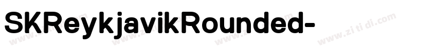 SKReykjavikRounded字体转换
