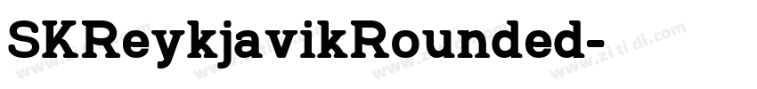 SKReykjavikRounded字体转换