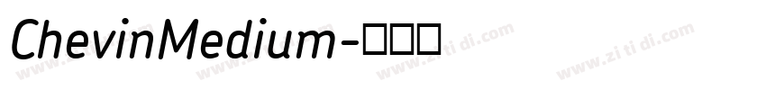 ChevinMedium字体转换 ChevinMedium字体转换