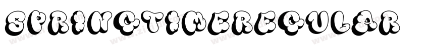 SpringTimeRegular字体转换