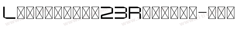 Loveisland23Regular字体转换